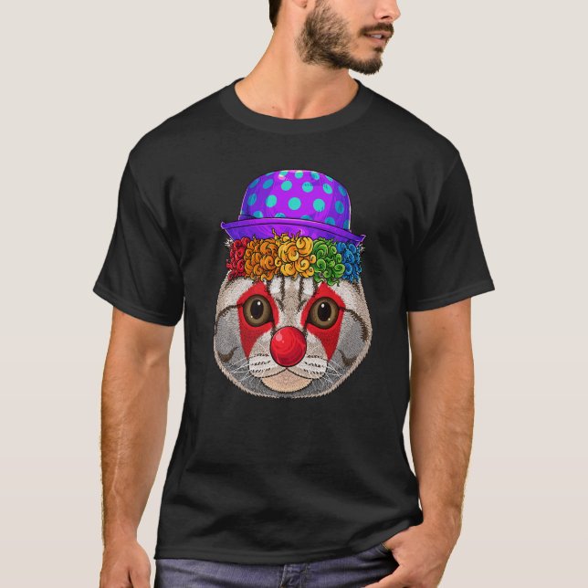 Camiseta Palhaço de carnaval escocês, falso, falso, falso,  (Frente)