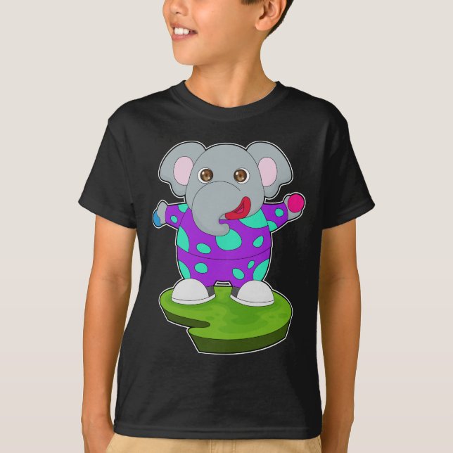 Camiseta Palhaço de elefante (Frente)