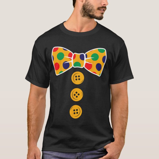 Camiseta Palhaço de Figurino Halloween O Circo Engraçado Pa (Frente)