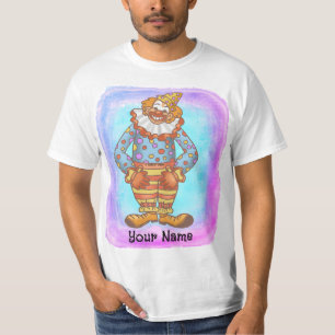 Camiseta Palhaço de riso personalizado