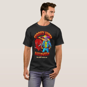 Camiseta Palhaço De Rodeio E Halloween De Touro