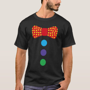 Camiseta Palhaço de roupa Circo Rainbow Halloween Carniva