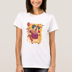 Camiseta Palhaço do unicórnio