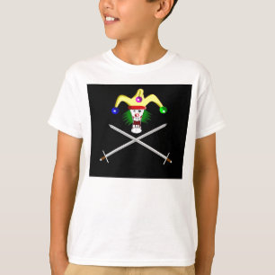 Camiseta Palhaço e espadas cruzadas