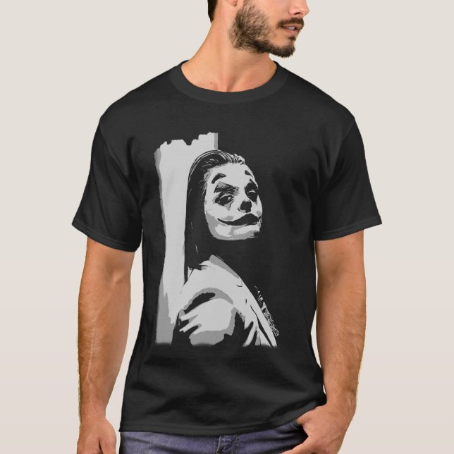 Camiseta Palhaço estranho sorridente sorrindo T-Shirt (Frente)