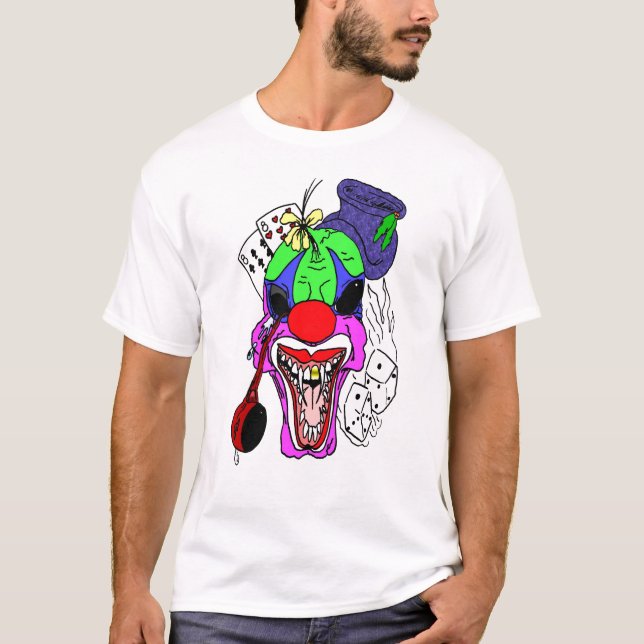Camiseta Palhaço mau (Frente)