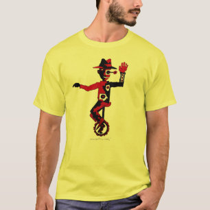 Camiseta Palhaço no t-shirt da arte gráfica do abstrato d