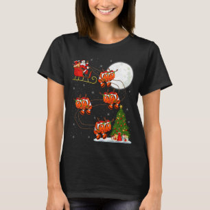 Camiseta Palhaço Peixe Papai Noel Trenó Voador Divertido Má