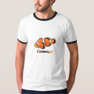 Camiseta palhaço-peixes grandes