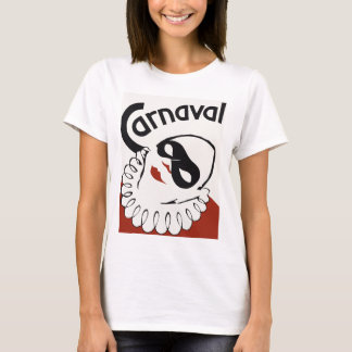 Camiseta Palhaço retro do carnaval de Carnaval