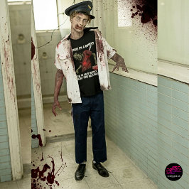 Camiseta Palhaço Zumbi No Halloween Com Orçamento Limitado