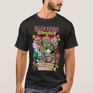 Camiseta Palhaços assassinos retrô anos 90 menino vintage