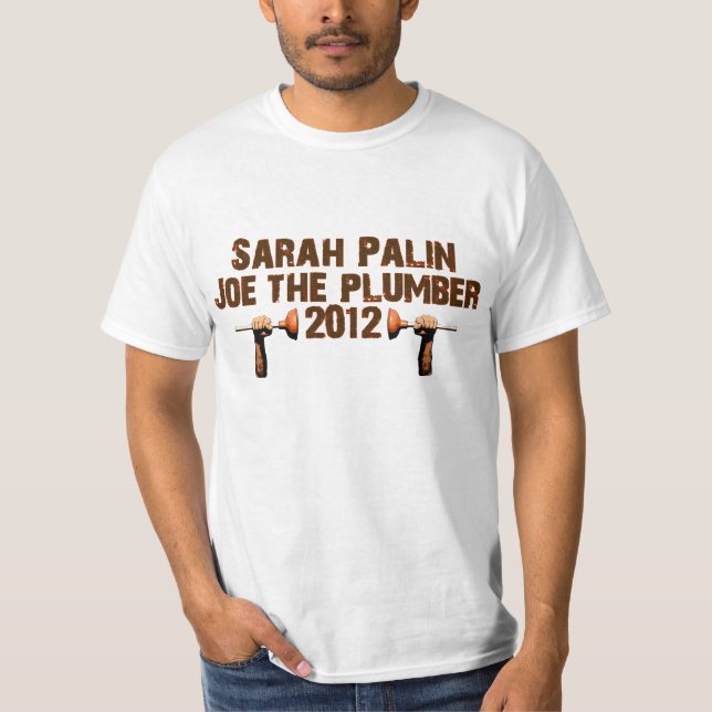 Camiseta Palin Joe o canalizador 2012 (Frente)