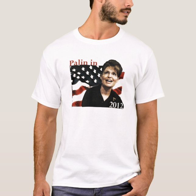 Camiseta Palin para o presidente em 2012 (Frente)