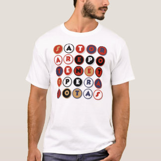 Camiseta Palindrome Latin famoso legal