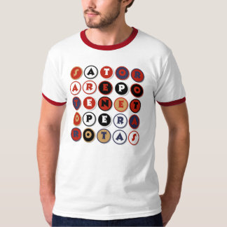 Camiseta Palindrome Latin famoso legal
