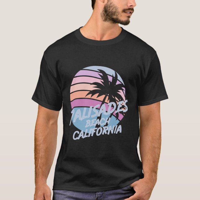 Camiseta Palisades Beach California (Frente)