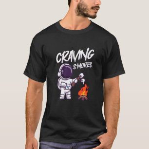 Camiseta Palitos para torrar marshmallow de astronauta Camp