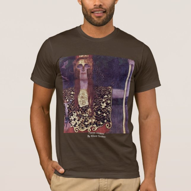 Camiseta Pallas Athena por Klimt Gustavo (Frente)