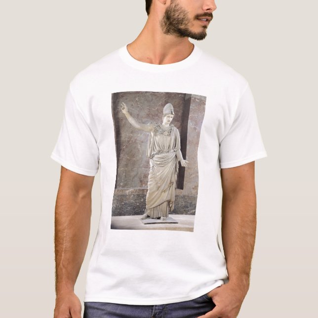 Camiseta Pallas de Velletri, estátua de Athena protegido (Frente)