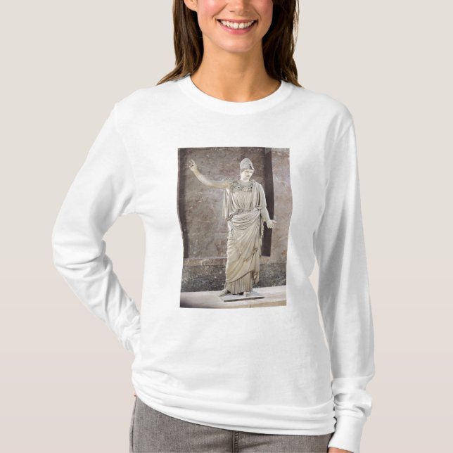 Camiseta Pallas de Velletri, estátua de Athena protegido (Frente)