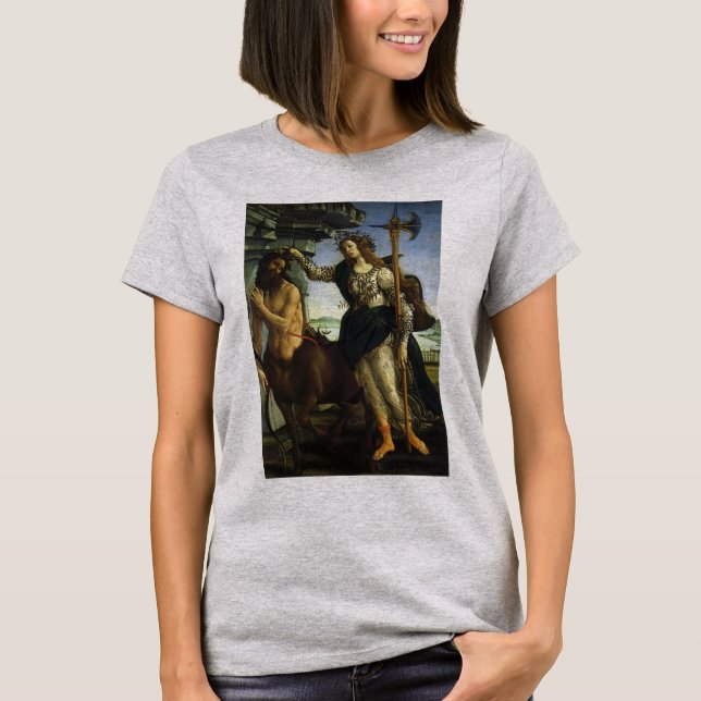 Camiseta Pallas (Minerva) e Centauro por Sandro Botticelli (Frente)