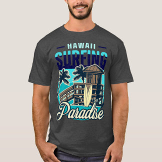 Camiseta Palm Beach está surfando em Summerhawaii