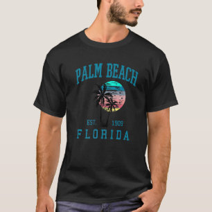 Camiseta Palm Beach Florida Spring Break 2022 Beach Palm Tr