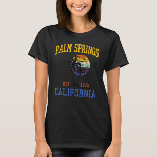 Camiseta Palm Primaveras California Beach Vintage Palm Tree