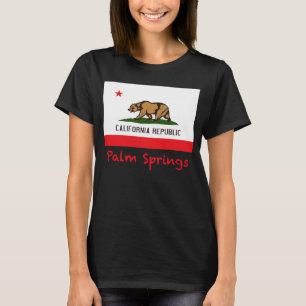 Camiseta Palm Primaveras California USA Flag Souvenir