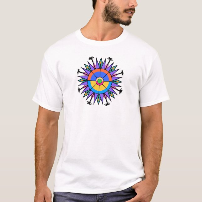 Camiseta Palm Primaveras Mandala (Frente)