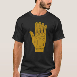Camiseta Palm Reader Dark Aestic Grunge Symbol Occult Pa