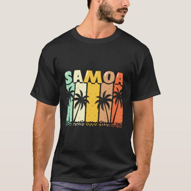 Camiseta Palm Samoa Samoan (Frente)