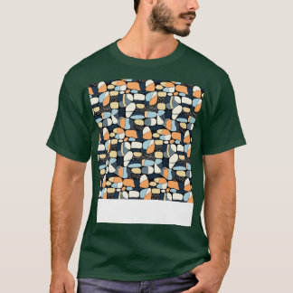 Camiseta Palm Stones Padrões Sem Olhos Praia Pebble Gemston