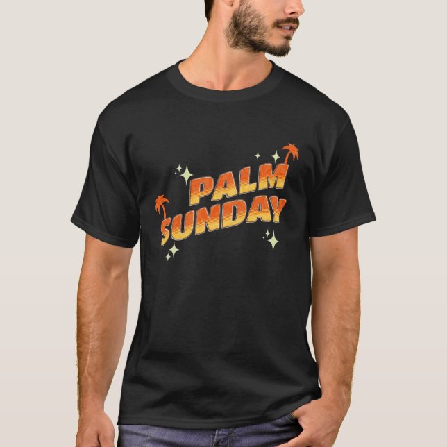 Camiseta Palm Sunday church religion holiday god catholic C (Frente)