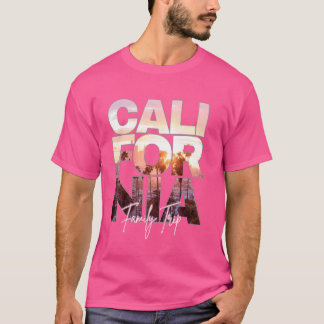 Camiseta Palm Sunset Refletim California Funny Family Tri