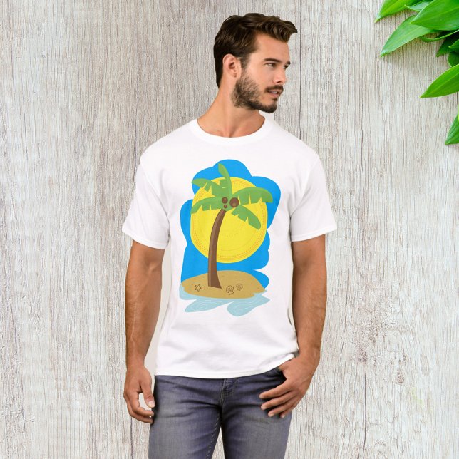 Camiseta Palm Tree Beach (Criador carregado)