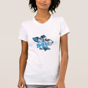Camiseta Palm Tree Hibiscus - Senhoras
