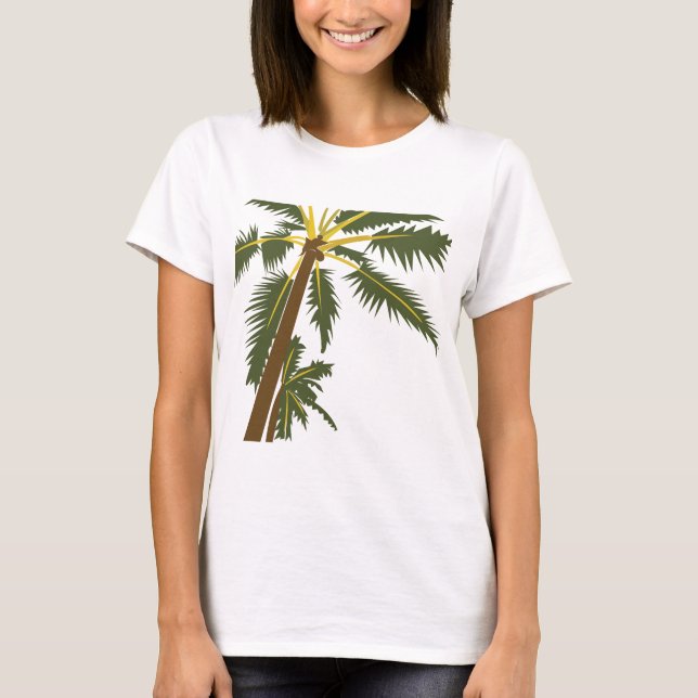 Camiseta Palm Tree Tropical (Frente)