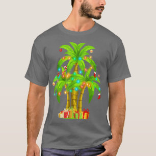 Camiseta Palm Tree Tropical Coconut De Natal Leve Tree Ha