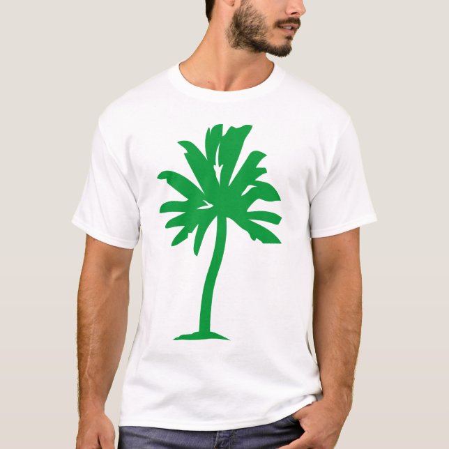 Camiseta Palm Tree - Verde (Frente)
