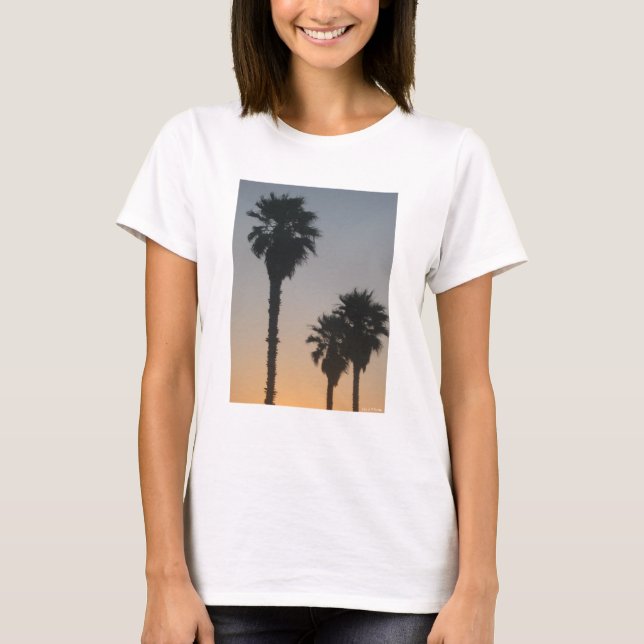Camiseta Palm Trees At Sunset (Frente)
