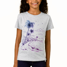 Palm Trees e Sandpiper Beach Life T-Shirt