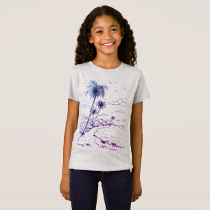 Camiseta Palm Trees e Sandpiper Beach Life T-Shirt