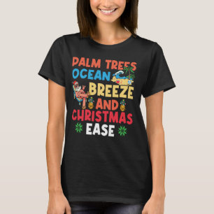 Camiseta Palm Trees Ocean Breeze E natal Feira