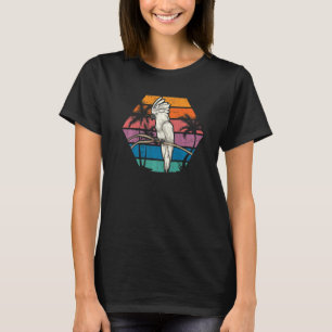 Camiseta Palm Trees Pássaros Papagaio Tropical Cockatoa