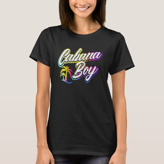 Camiseta Palma de Cara Piscina Cabana Boy (Frente)