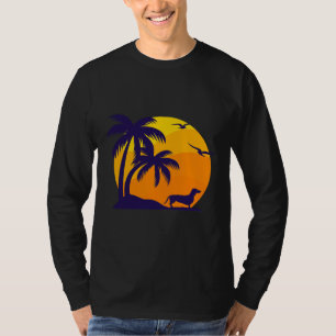 Camiseta Palma Do Sol E Dachshund