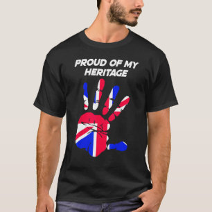 Camiseta Palma impressa de bandeira da União
