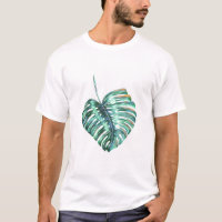 Palma verde da folha do monstera tropical